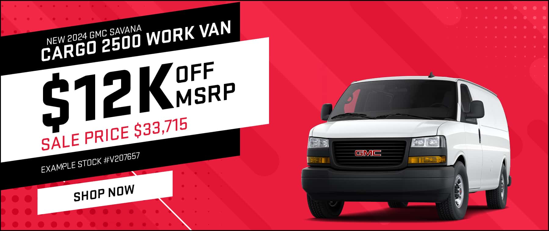 2025 GMC Savanna Work Van Promo