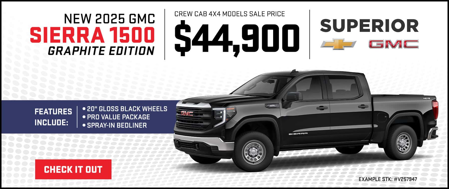 sierra 1500 Elevation Graphite Edition promo