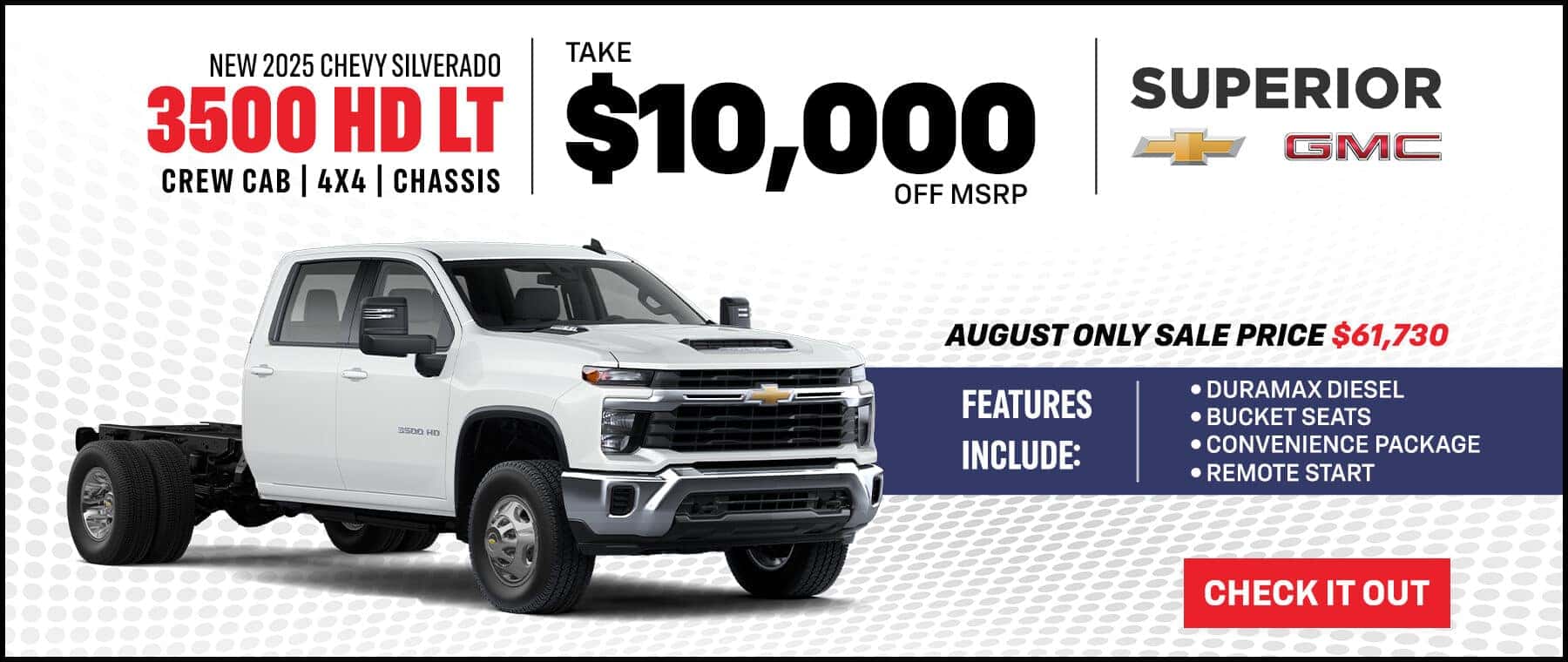 Silverado 3500 HD Chassis Promo