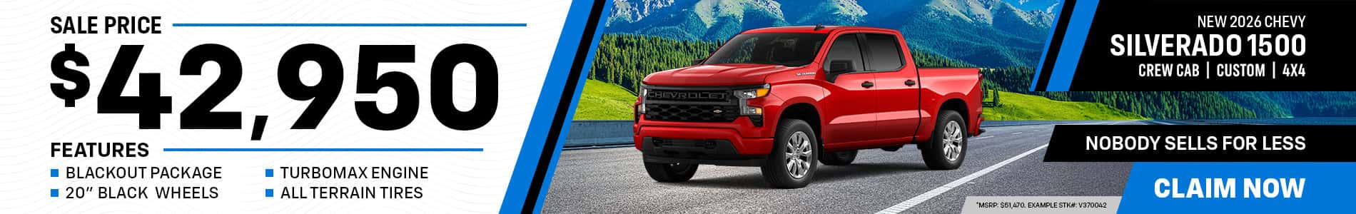 2026 Silverado 1500 Promo