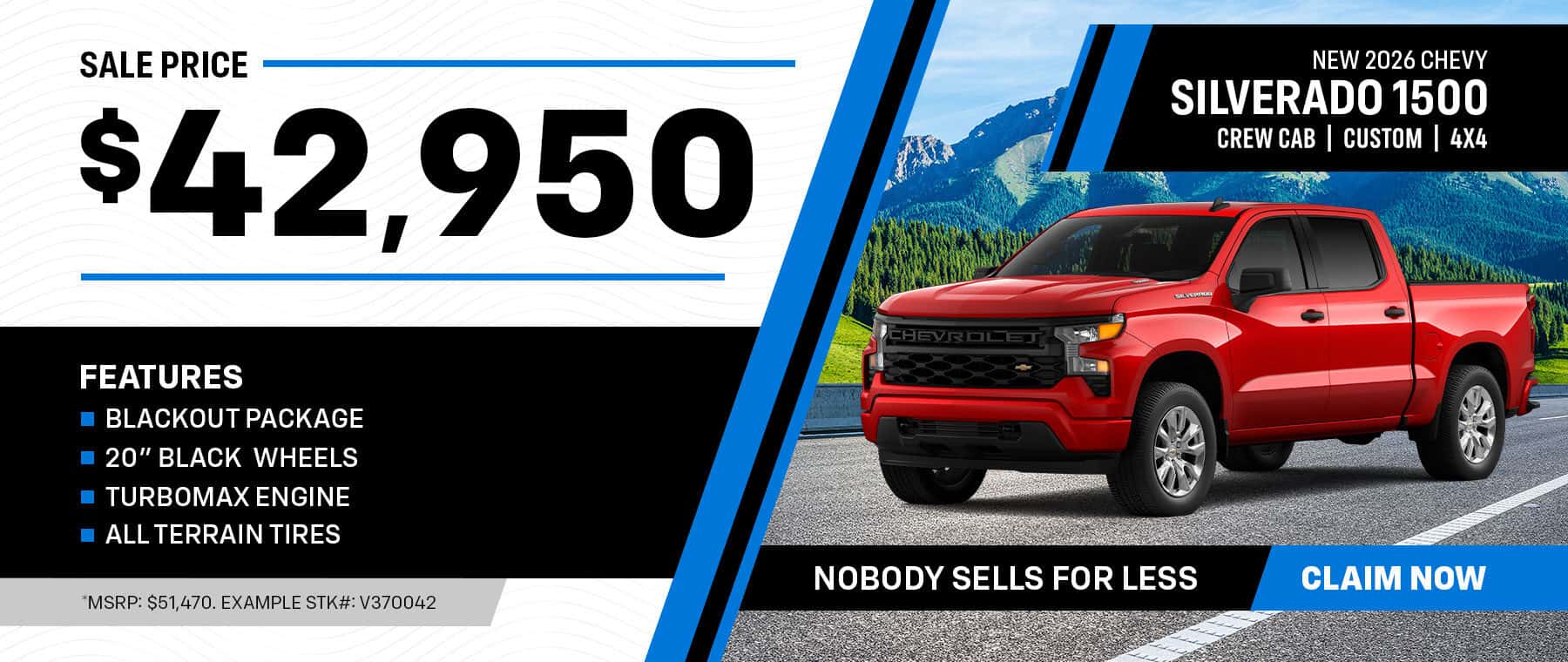 2026 Silverado 1500 Promo