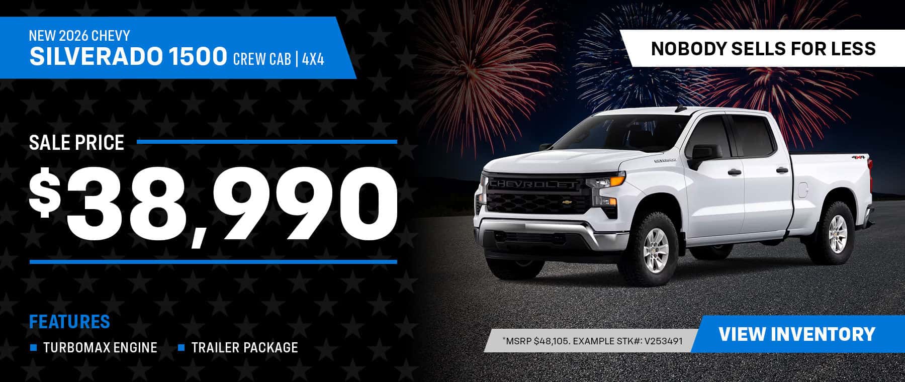 2026 Silverado 1500 Promo