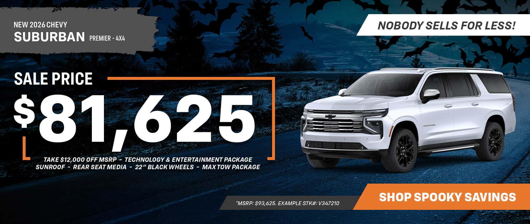 NEW 2026 CHEVY SUBURBAN (Siloam Chevrolet) NEW 2026 CHEVY SUBURBAN / PREMIER/ 4X4 / TAKE $12,000 OFF MSRP / SALE PRICE $81,625 Promo