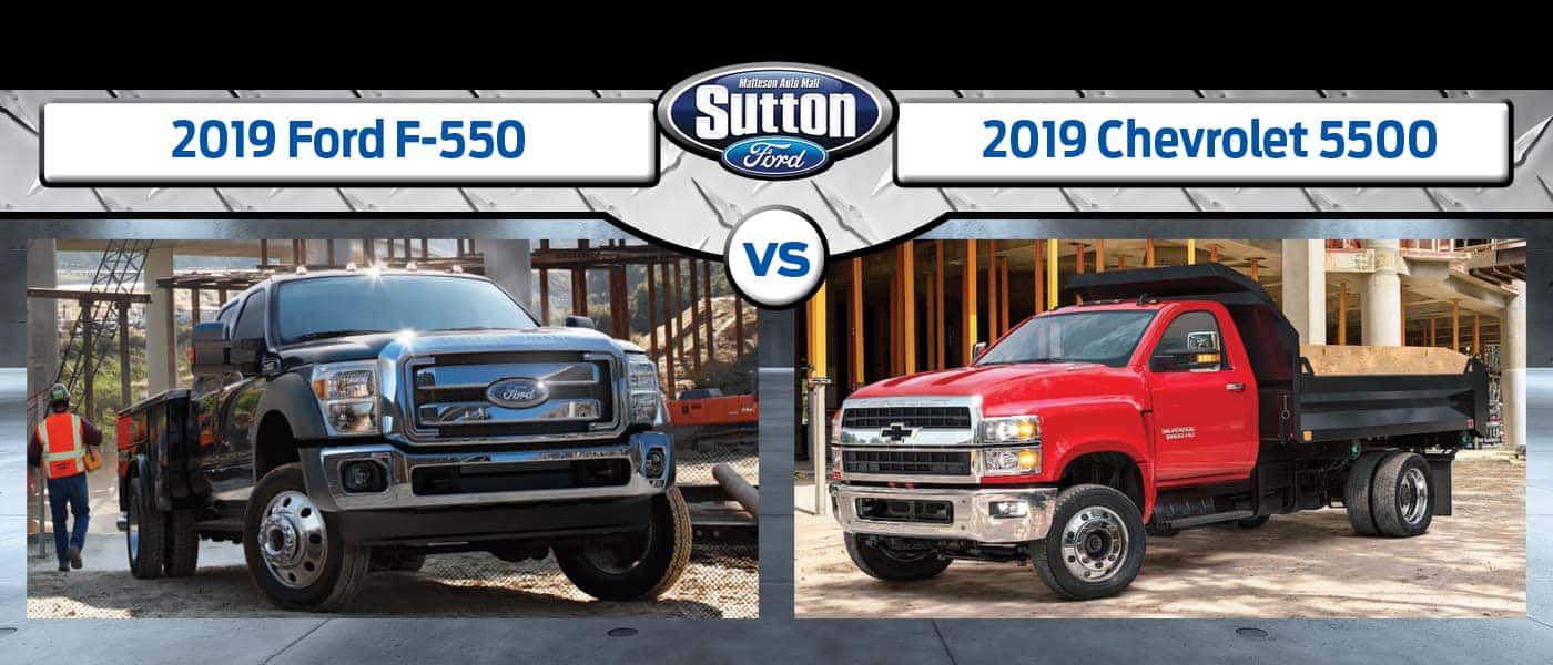 2019 Ford F 550 Vs 2019 Chevrolet 5500 Which Commercial