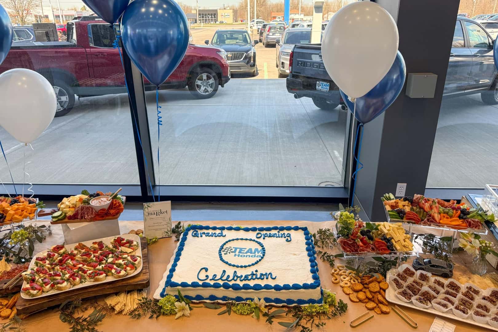 Cake at the Grand Opening of Team Honda