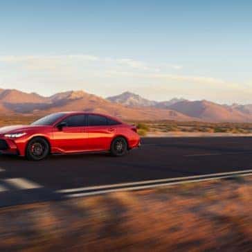 Toyota_Avalon_TRD_Red_Driving
