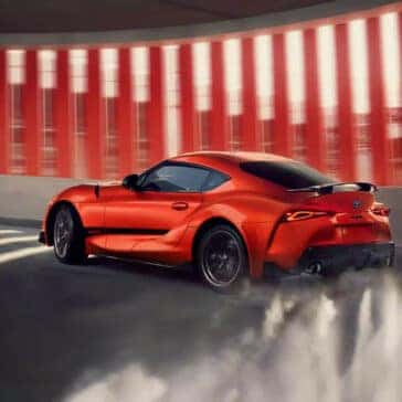 GR Supra Drifting arount curve