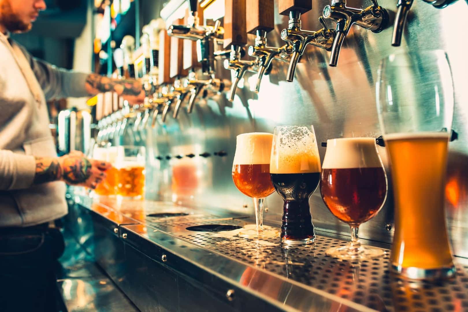 Craft Beer Selection Brewery