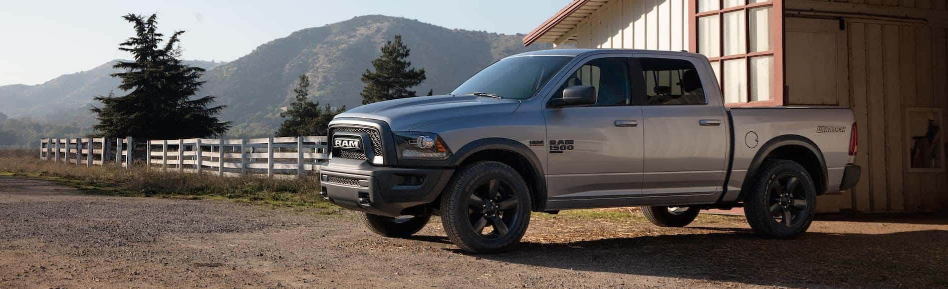 Ram 1500 Silver Side View