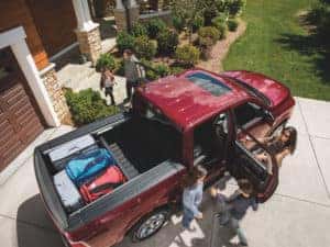 Ram 2500 Red Cargo Space