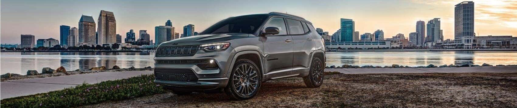 2022 Jeep Compass in Front of City