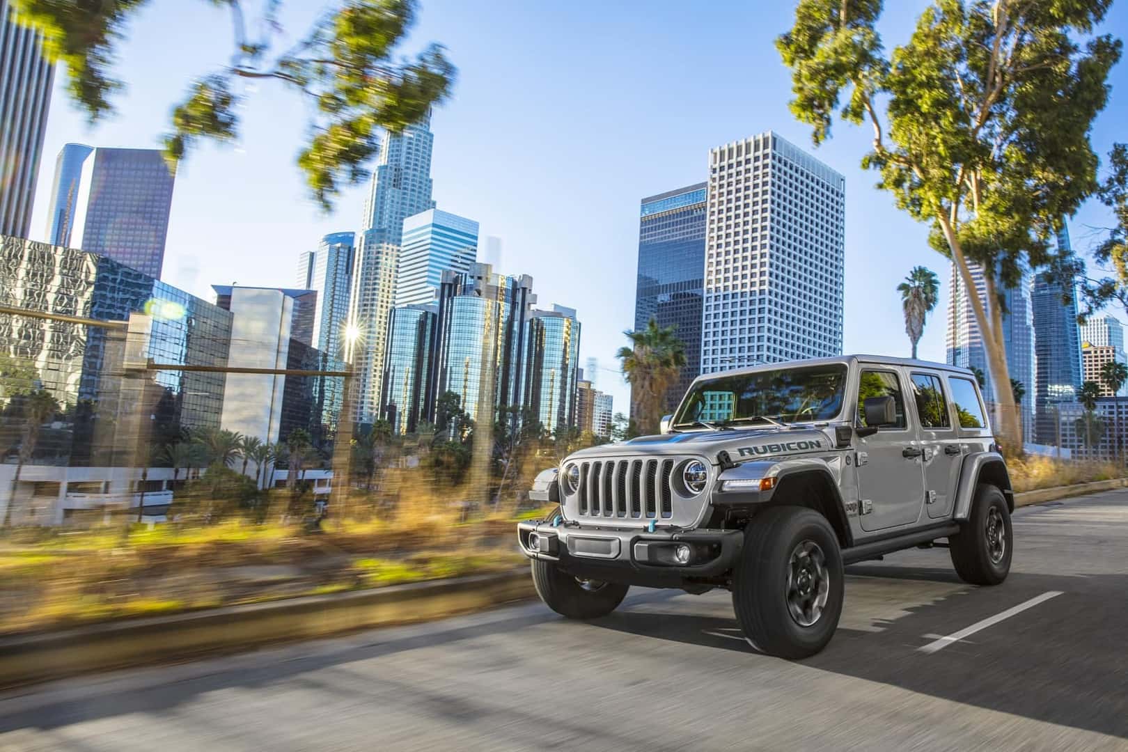 Jeep Wrangler in City
