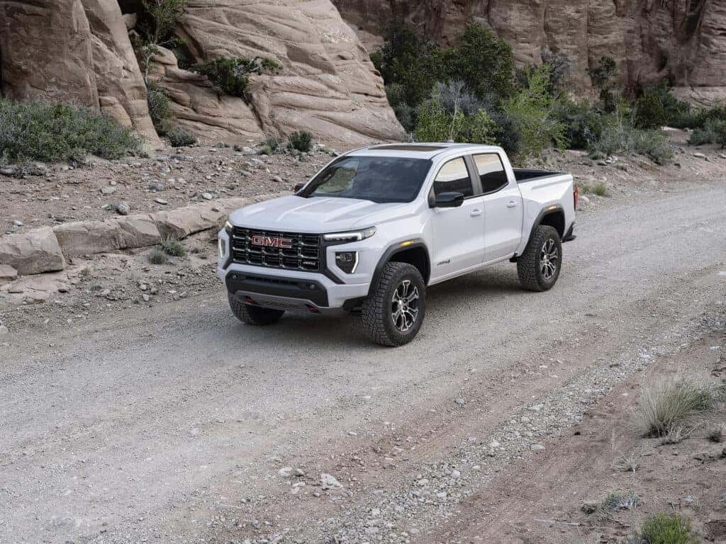 GMC Canyon in a Desert