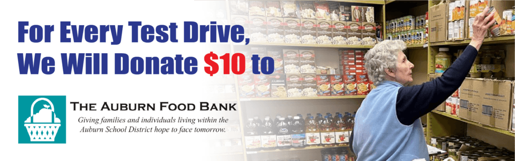 The Auburn Valley Food Bank Drive for The Community through Valley Buick GMC