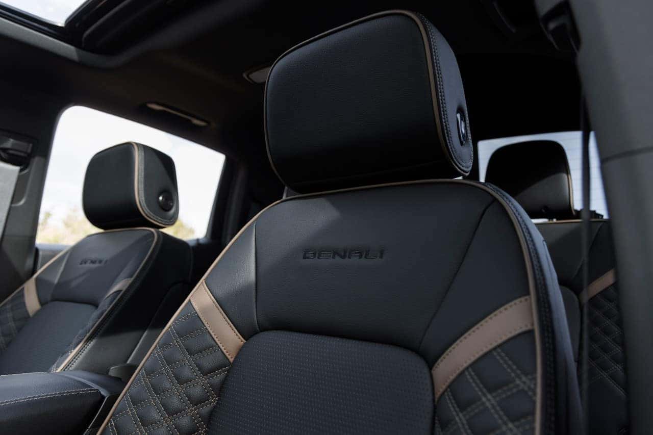 GMC Canyon Denali Seat Detail