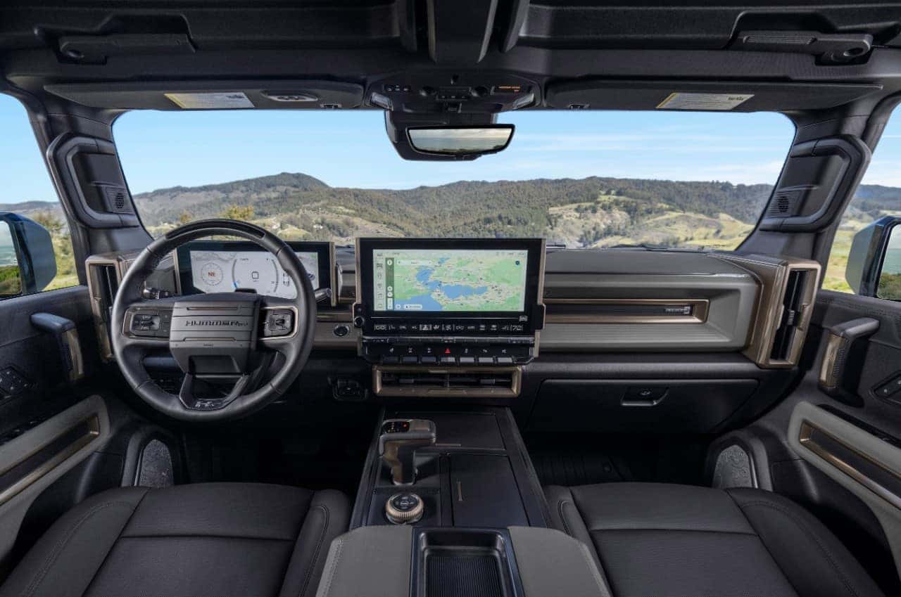 2024 GMC Hummer EV SUV Interior Dash View