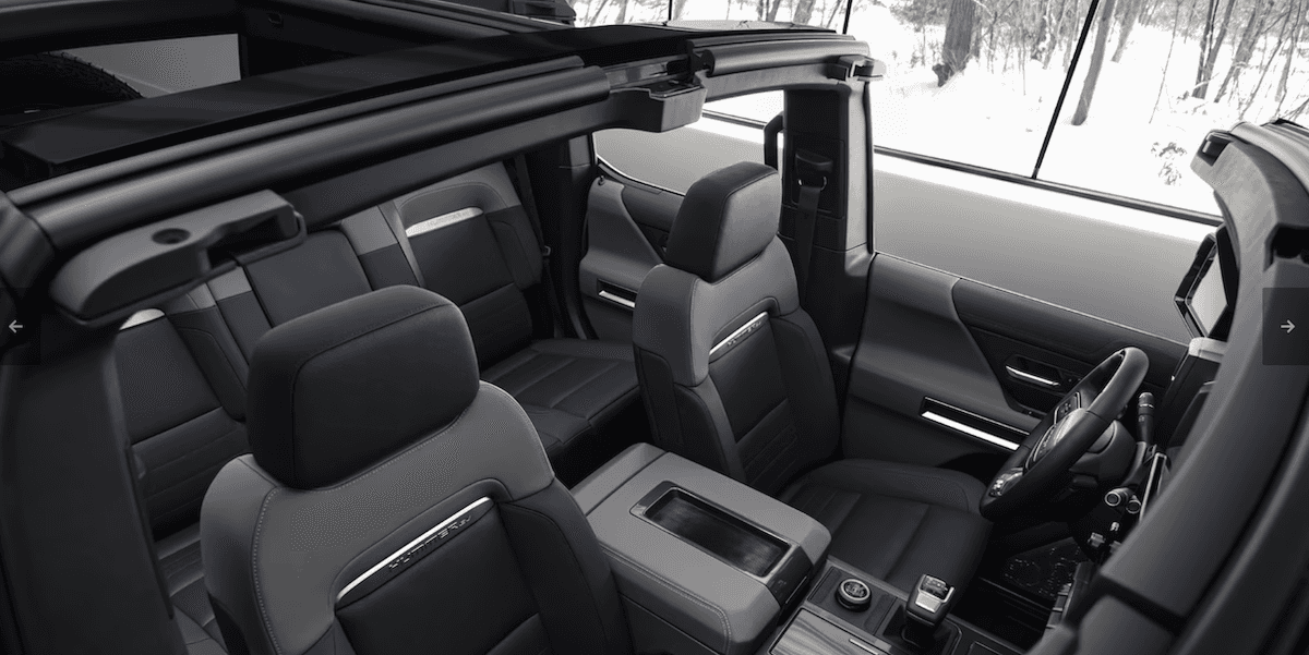 2024 GMC Hummer EV SUV Overhead View
