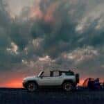 The GMC HUMMER EV SUV completes the HUMMER EV family and features a 126.7-inch wheelbase for tight proportions and a maneuverable body, providing remarkable on- and off-road capability.