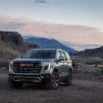 2025 GMC Yukon AT4 Ultimate Sterling Metallic off-road