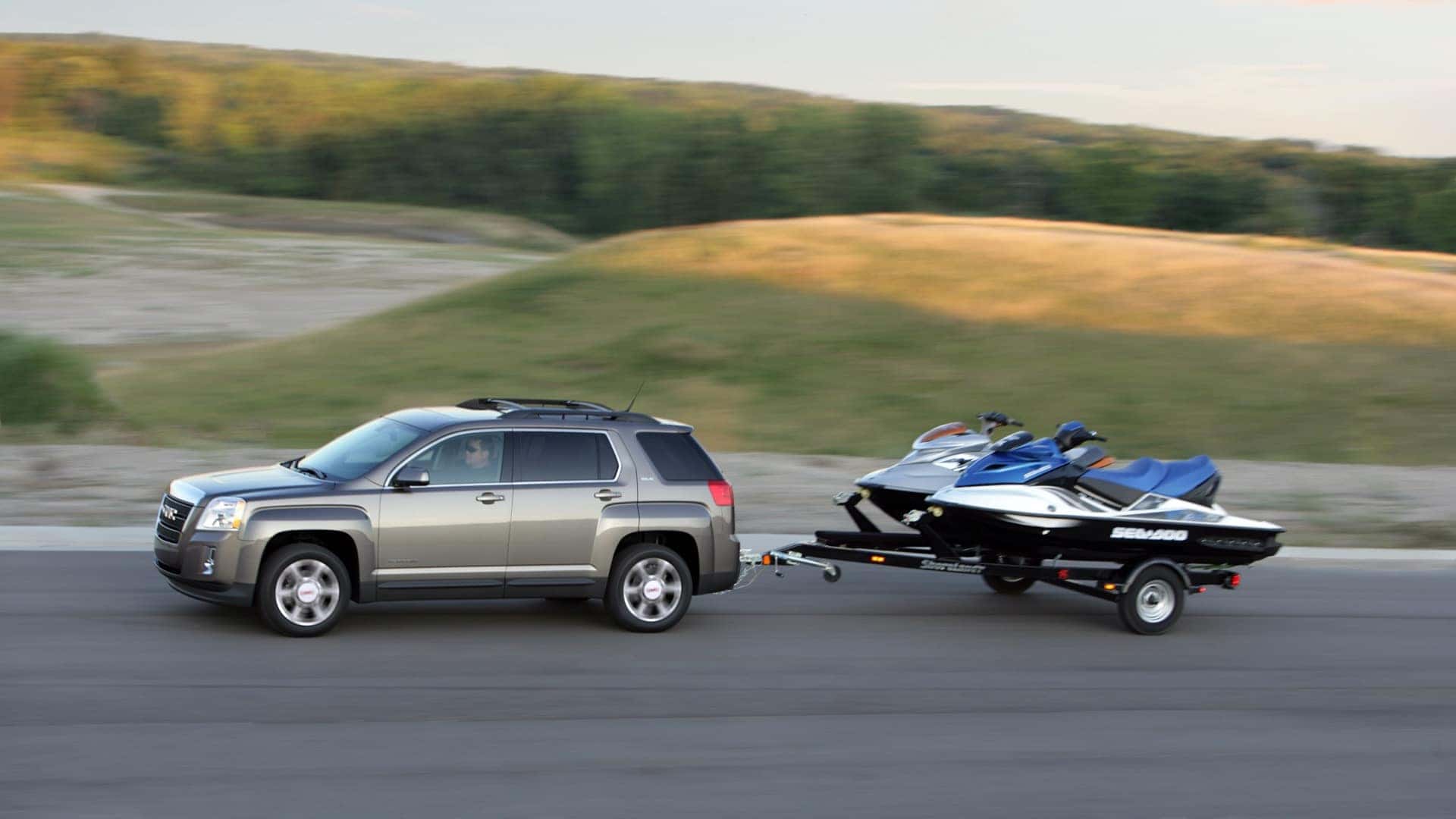 2015 GMC Terrain SLE towing watercrafts