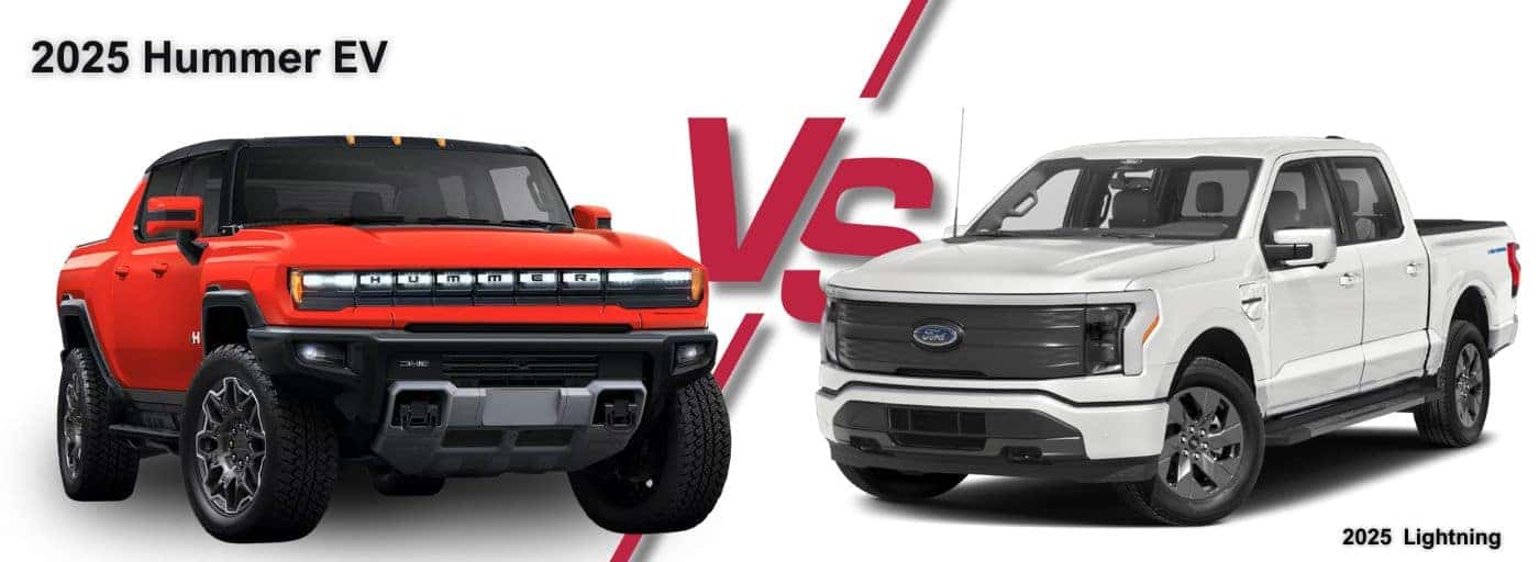 2025 GMC Hummer EV Pickup vs Ford Lightning