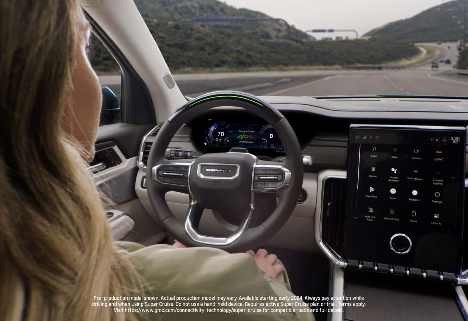 2024 GMC Acadia Denali Front Seat View