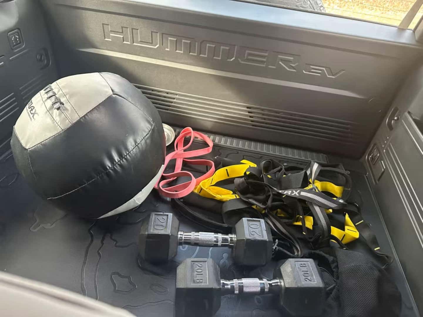 Hummer EV SUV Storage Space