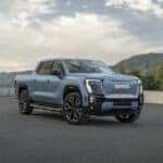 2025 GMC Sierra EV Denali Front and Passenger Side View