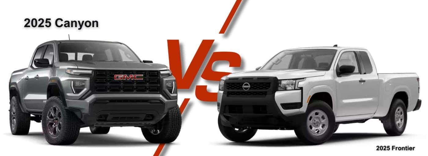 2025 GMC Canyon vs the Nissan Frontier