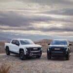 2026 GMC Sierra EV AT4 and Elevation pack view