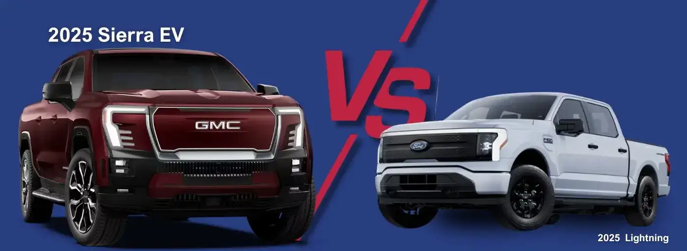 2025 GMC Sierra EV vs the Chevrolet F150 Lightning