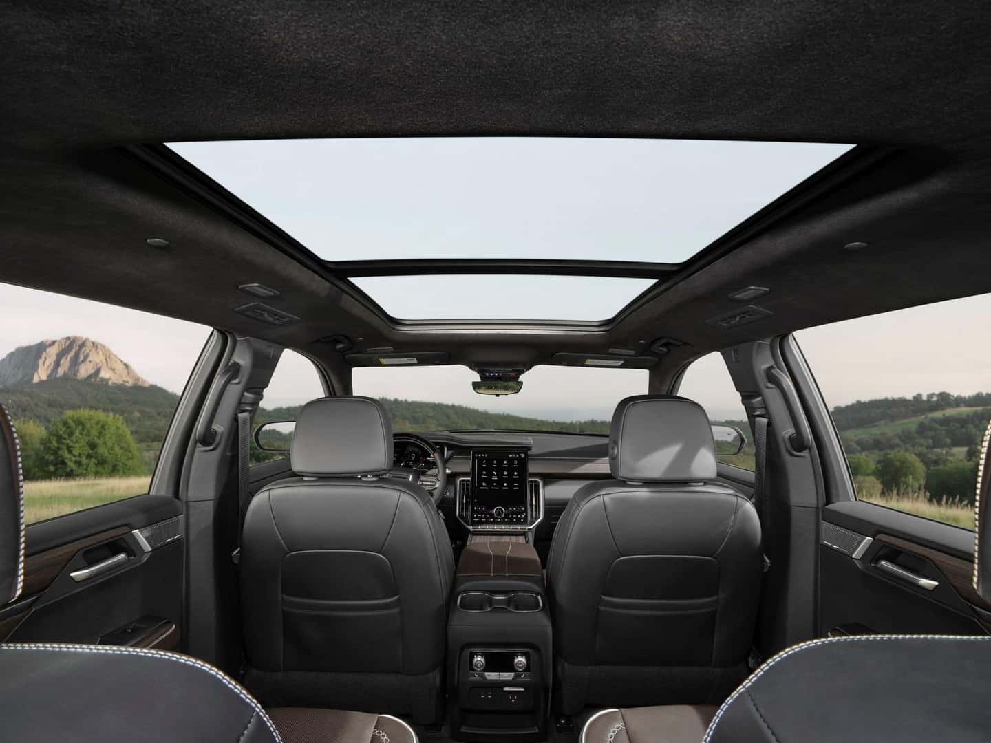 The Clear Panoramic Sunroof Of The Spacious And Sexy 2026 GMC Acadia