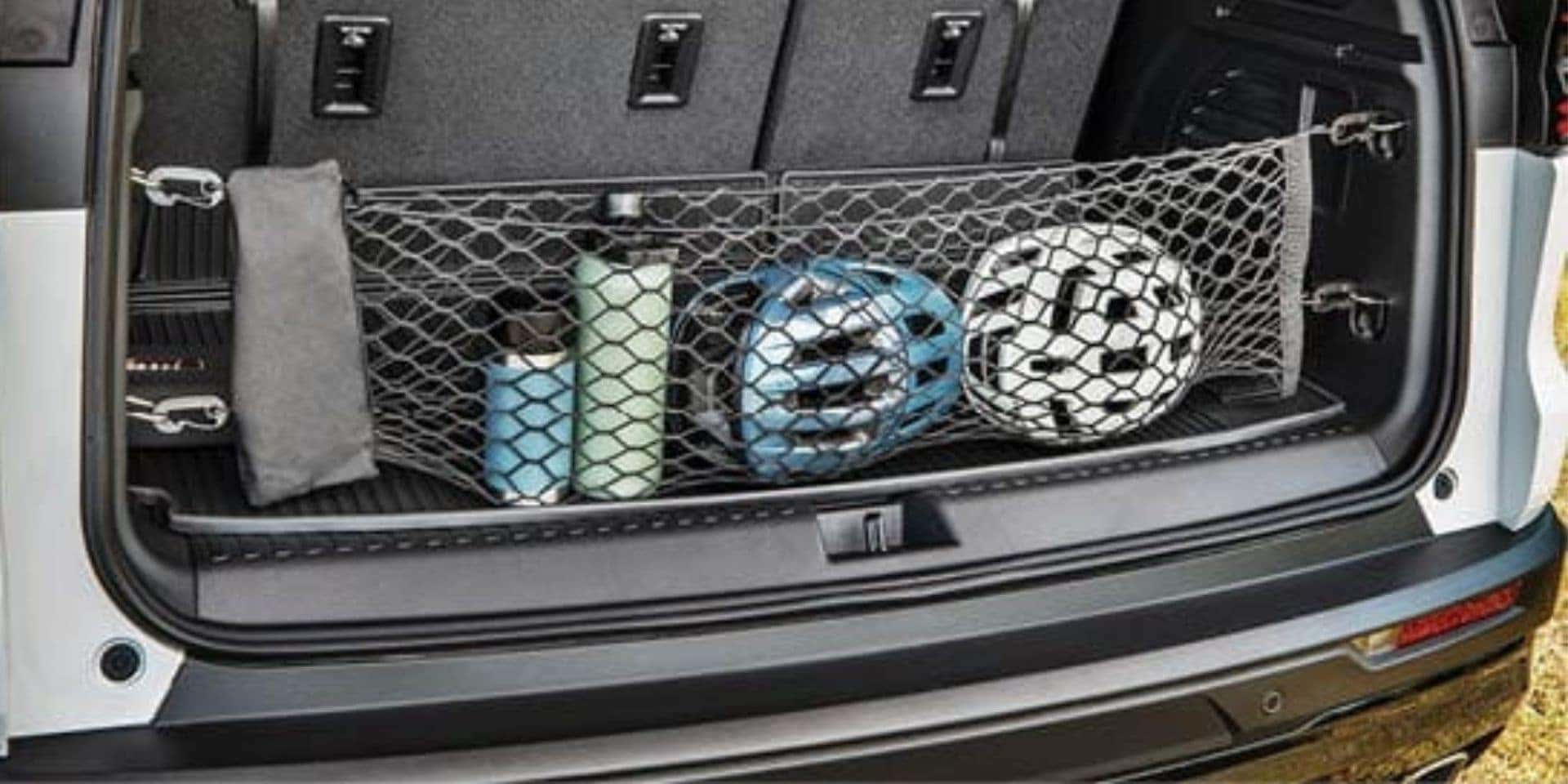 cargo net for interior trunk storage organization at valley gmc in auburn.