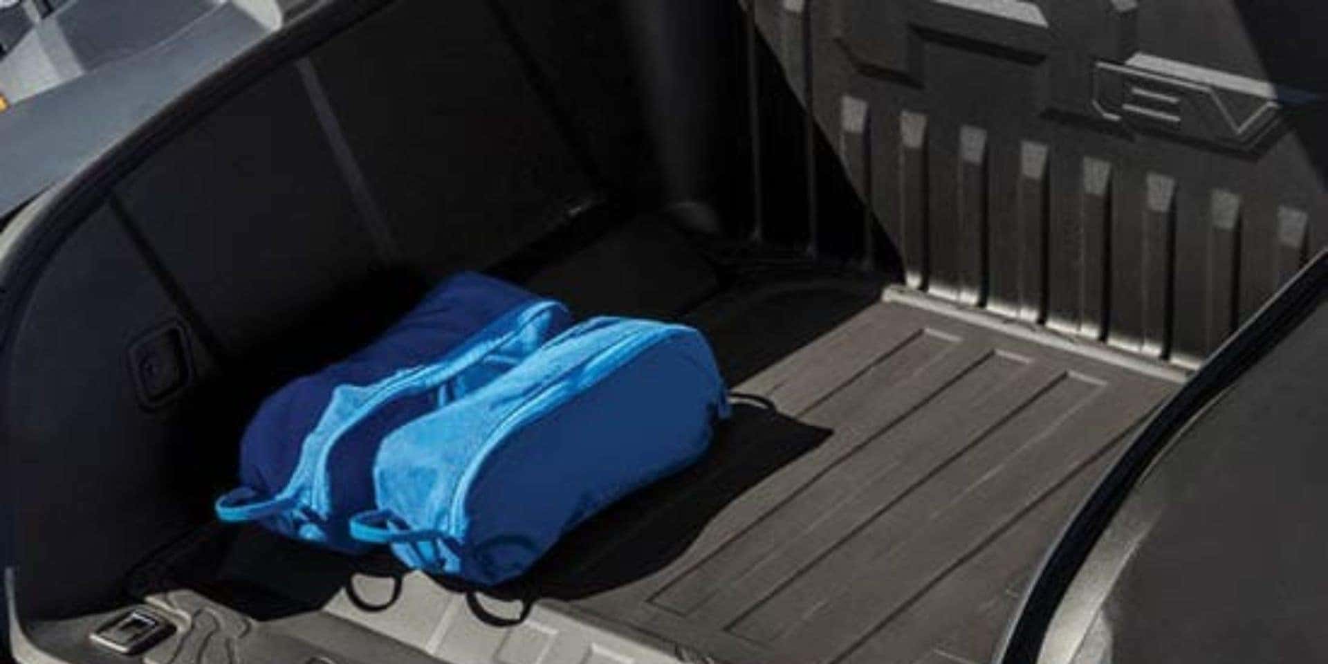Cargo liner for eTrunk for GMC EV owners from valley gmc in auburn wa.