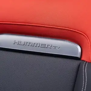 2026 GMC HUMMER EV Pickup Velocity Ember seat