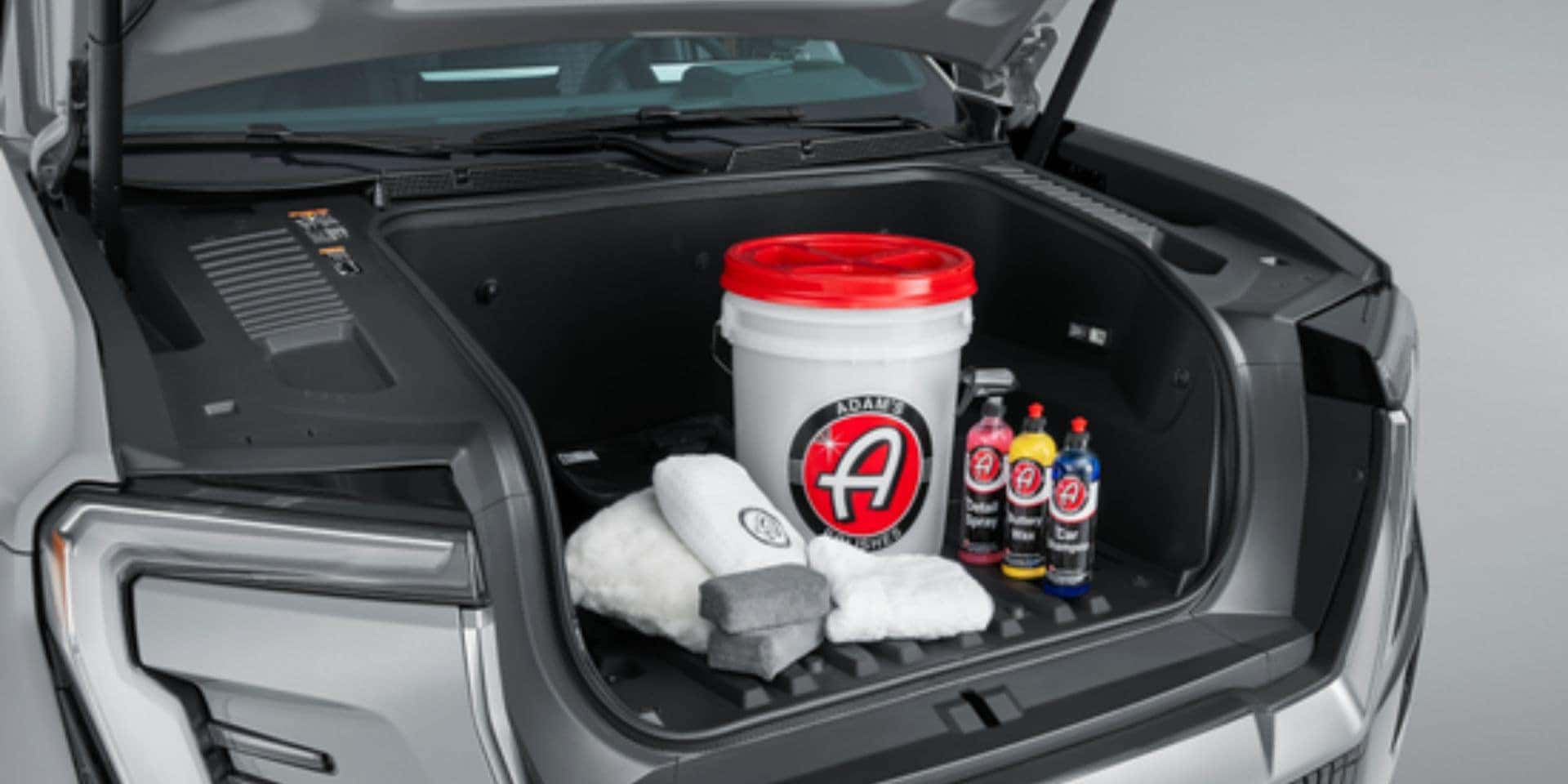 GMC cleaning and detailing kit used to maintain a spotless truck or SUV for Auburn WA drivers.