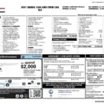 GMC Monroney Window Sticker