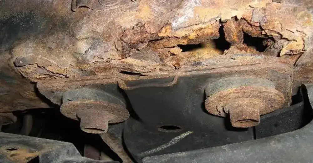 Rust Damage Under Car