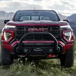 2026 GMC Canyon Volcanic Red Tintcoat front view