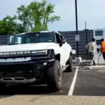 Hummer at Charging Station