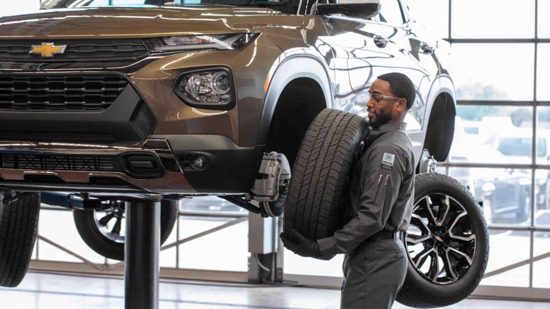 2026 Chevrolet Trailblazer tire change