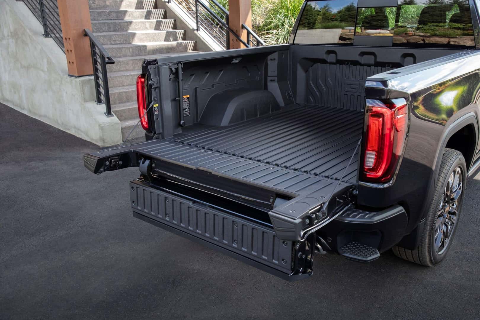 The Spacious Bed And Multipro Midgate Of The Sleek GMC Sierra Denali Ultimate