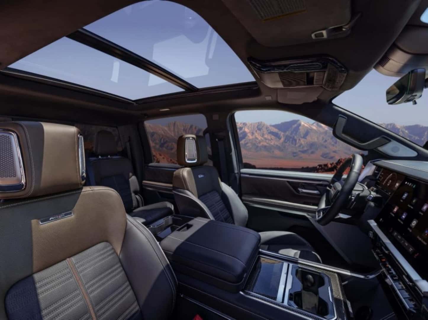 The Stylish And Comfortable Front Seats Of The Terrific And Gorgeous 2027 GMC Sierra
