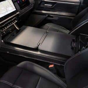 2027 GMC Sierra Denali Ultimate Center Console Flat Workspace