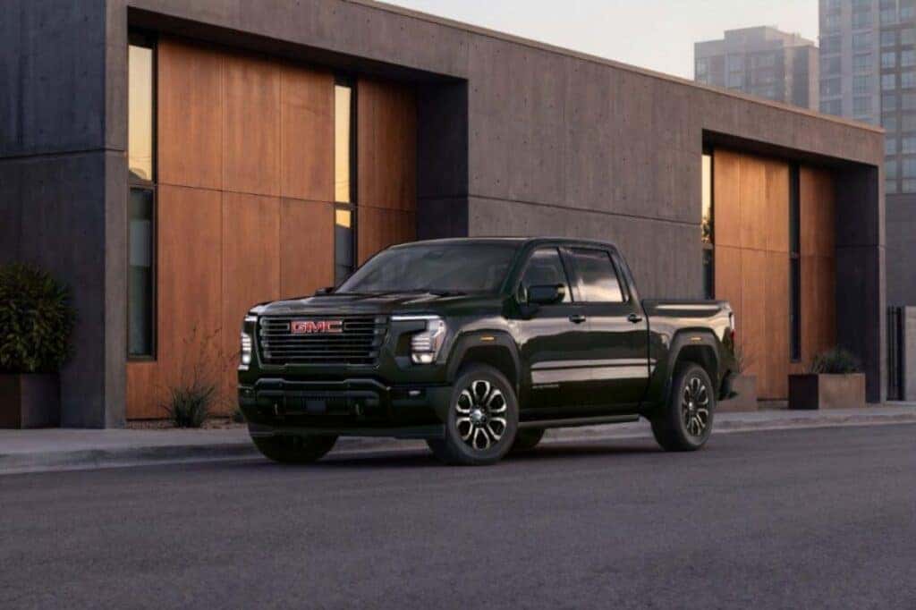 The Capable And Fantastic 2027 GMC Sierra, Parked Outside A Modern California Home
