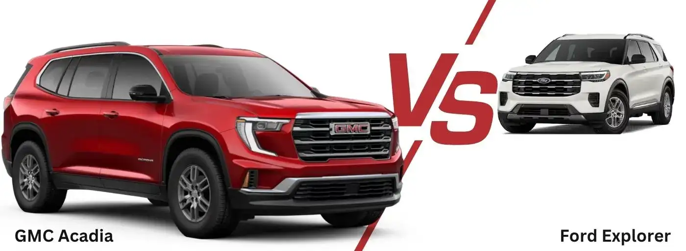 2026 GMC. Acadia vs Ford Explorer
