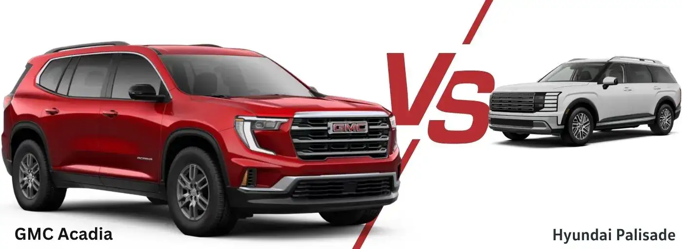 2026 GMC. Acadia vs Hyundai Palisade