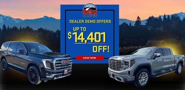 Deals on Demo and Courtesy Vehicles at Valley GMC in Auburn