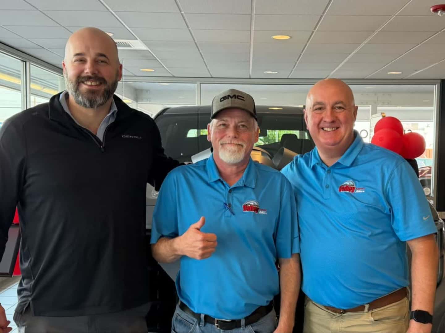 Jay, Bryant and Ewan celebrate Jays retirement after 36 years. 
