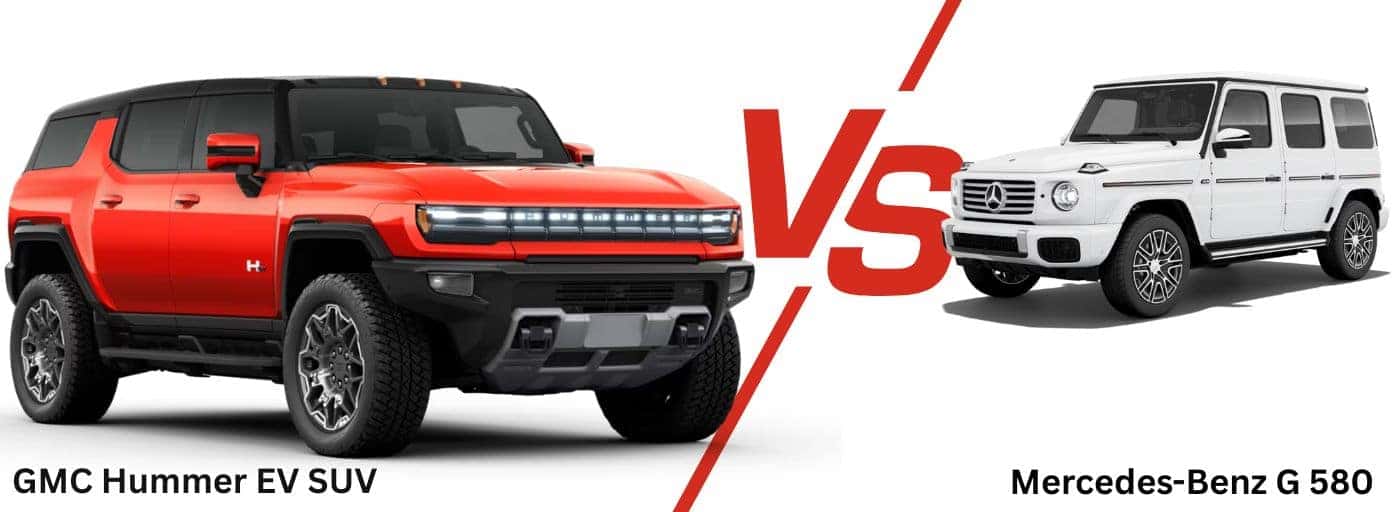 2026 GMC Hummer EV SUV vs Mercedes Benz G 580